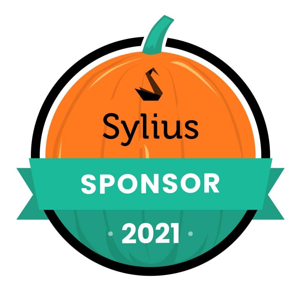 Sylius sponsor bage for Halloween 2021