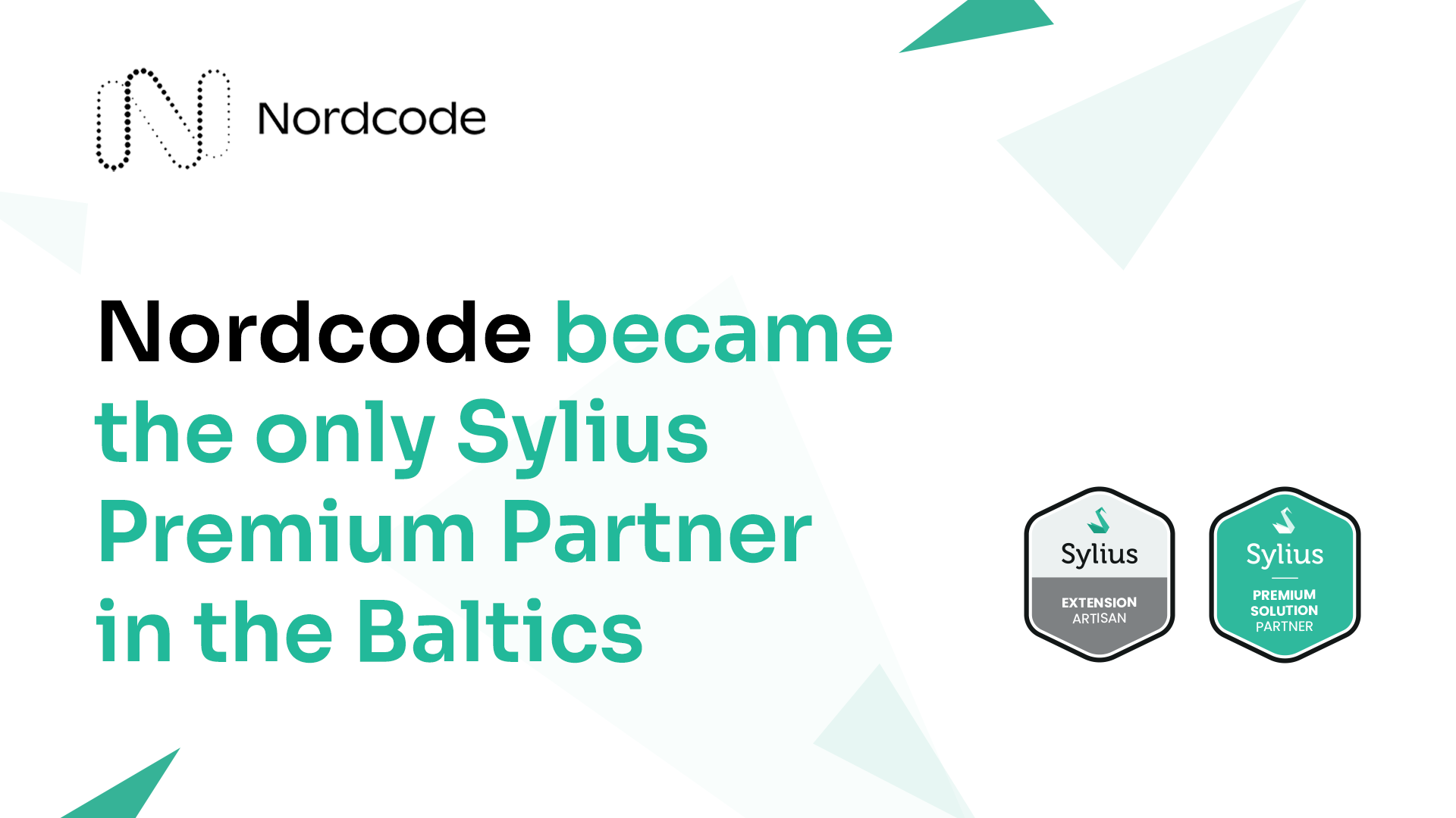 Nordcode becomes the only Sylius Premium Partner in the Baltics