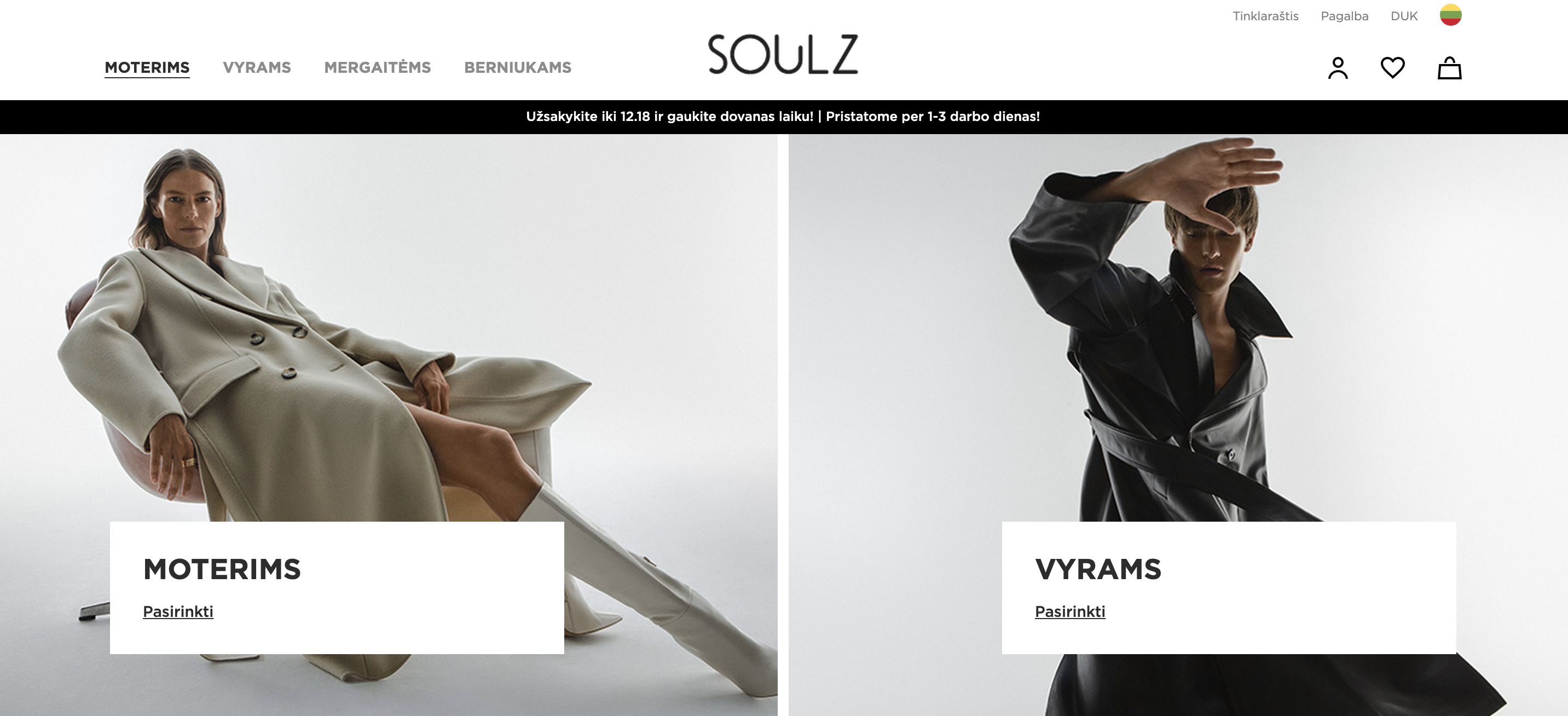 New omnichannel, mobile-first, fashion webshop on Sylius – Soulz.lt