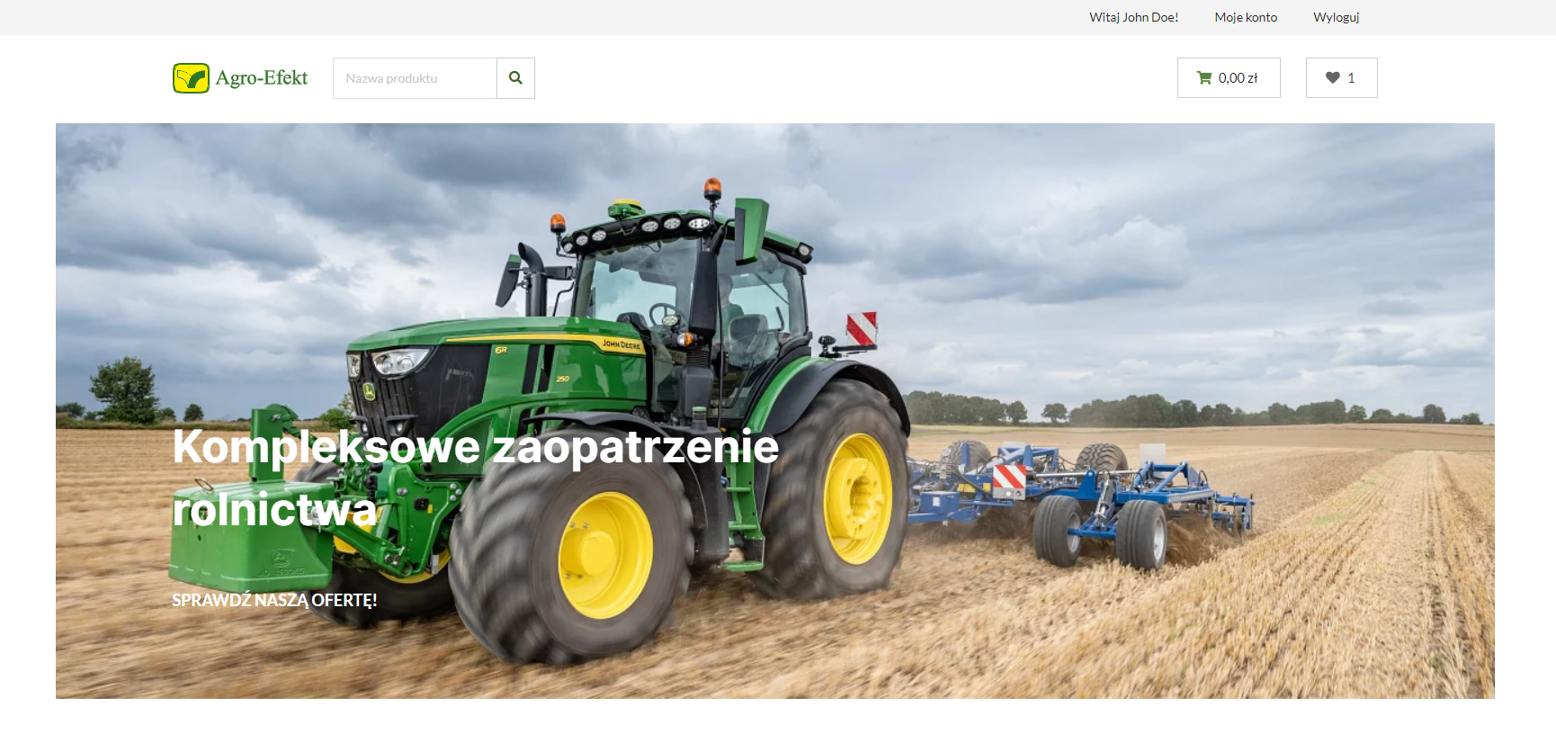 Sylius-based B2B store for an agricultural company