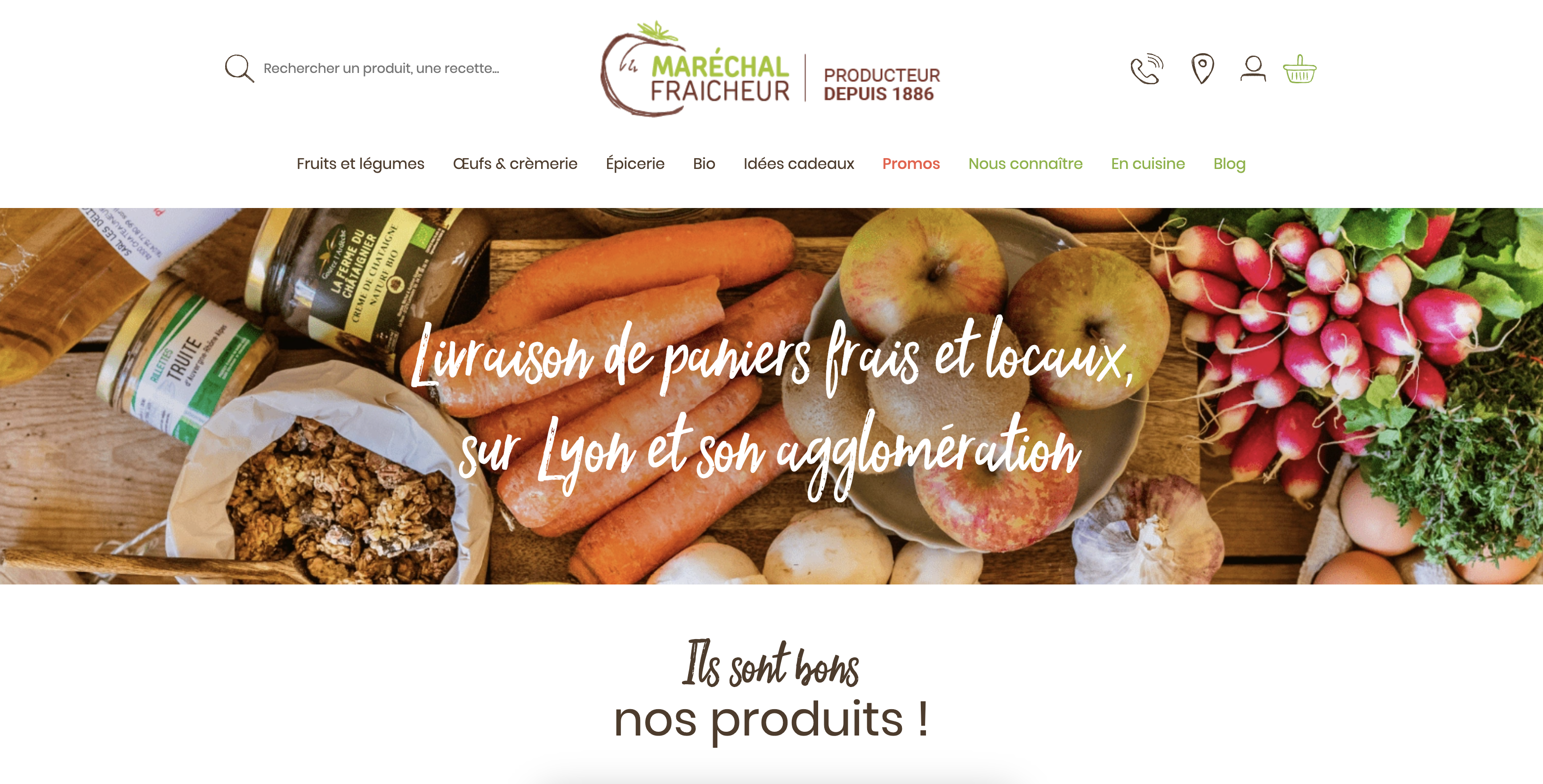 Maréchal Fraîcheur – the Fresh Food Market with Sylius