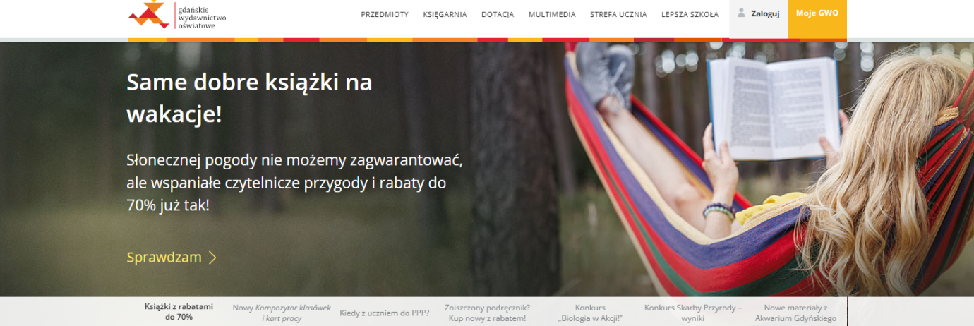 GWO (Gdańskie Wydawnictwo Oświatowe) – Educational Publishing powered by Sylius