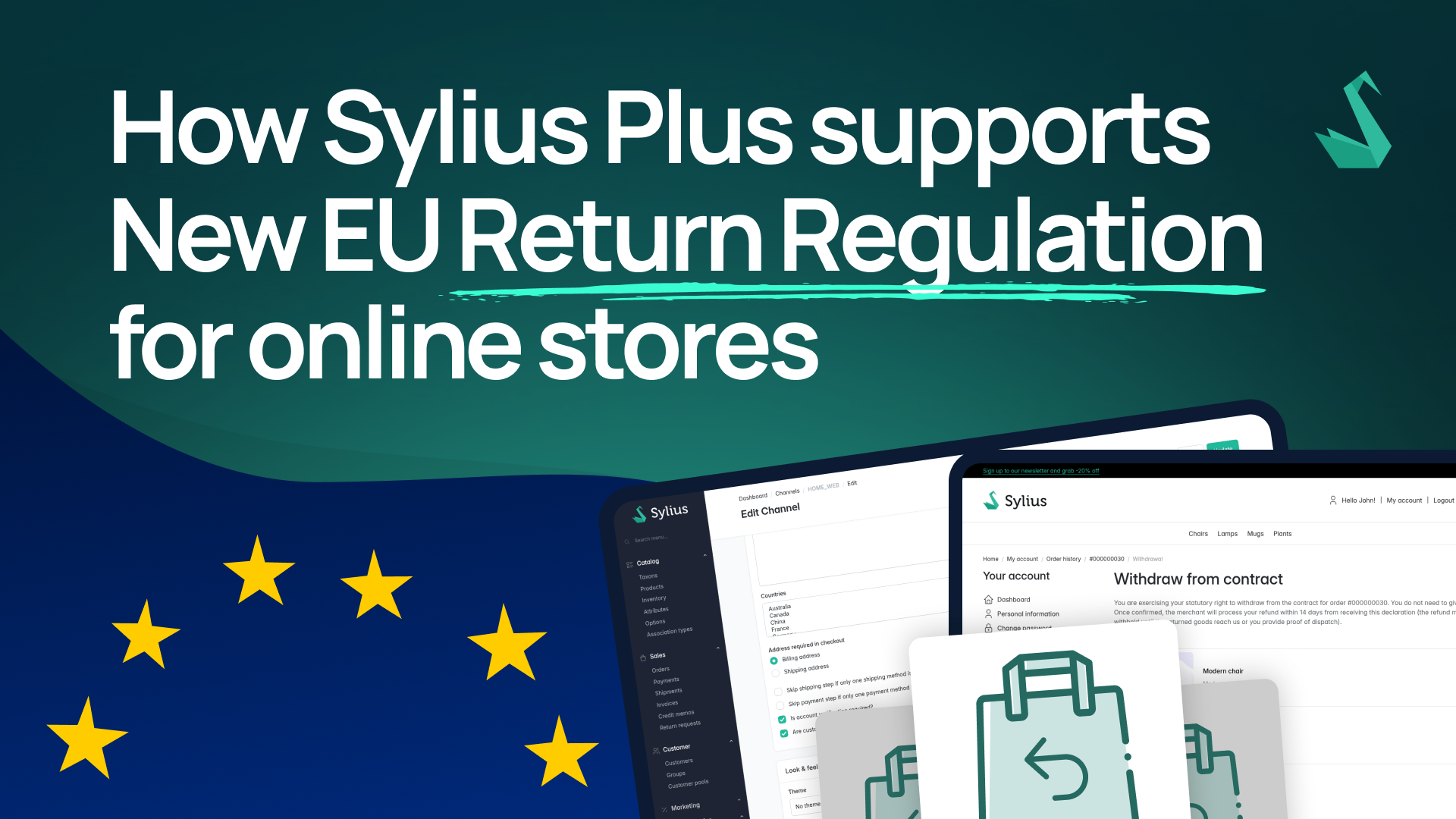 How Sylius Plus supports the new EU contract withdrawal requirements
