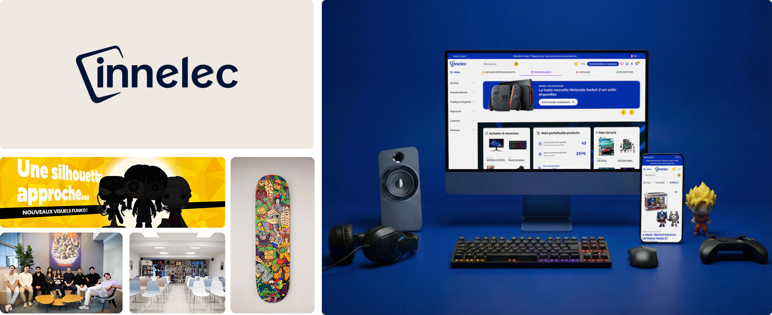 Innelec Multimédia: Sylius-based B2B platform for a French distributor of video games and pop culture products
